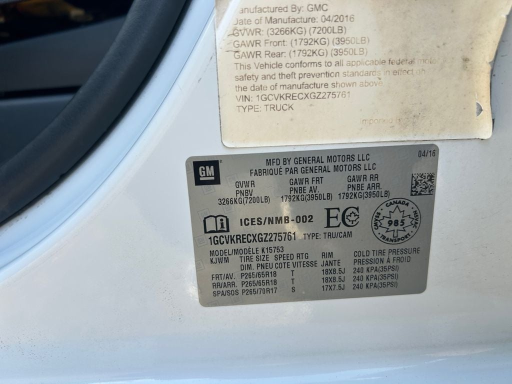 2016 Chevrolet Silverado 1500 LT