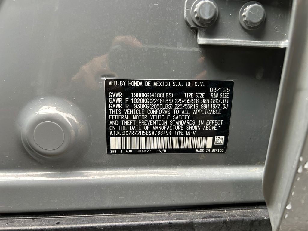 2025 Honda HR-V Sport