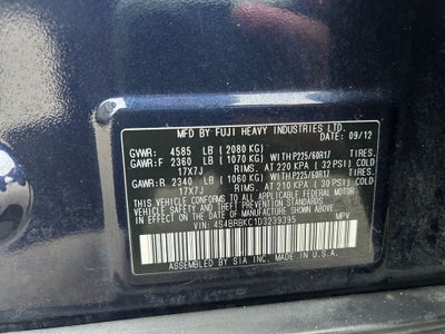 2013 Subaru Outback 2.5i Limited