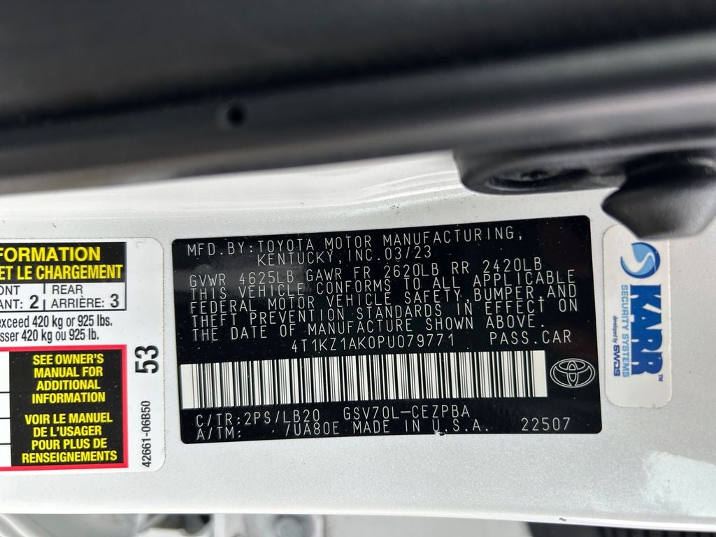 2023 Toyota CAMRY XSE V6