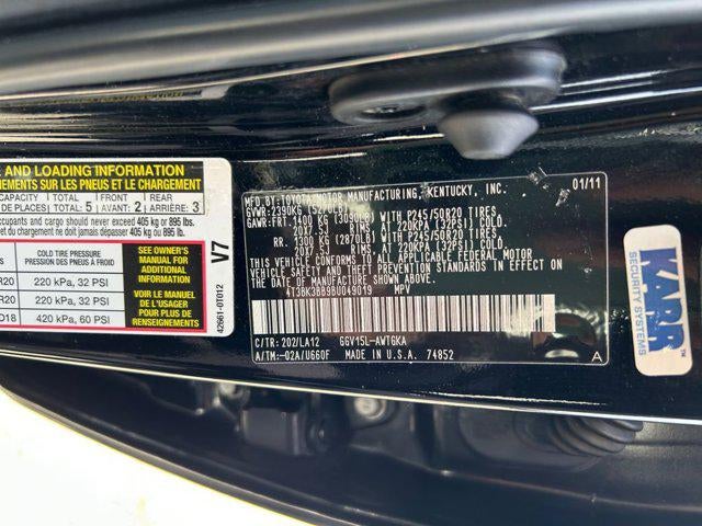 2011 Toyota VENZA Base 1 Owner/Bought here new