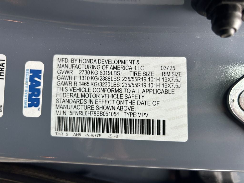 2025 Honda Odyssey Sport-L