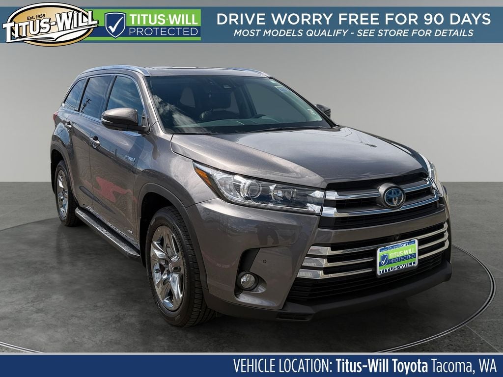 2018 Toyota Highlander Hybrid Limited Platinum 30 MPG