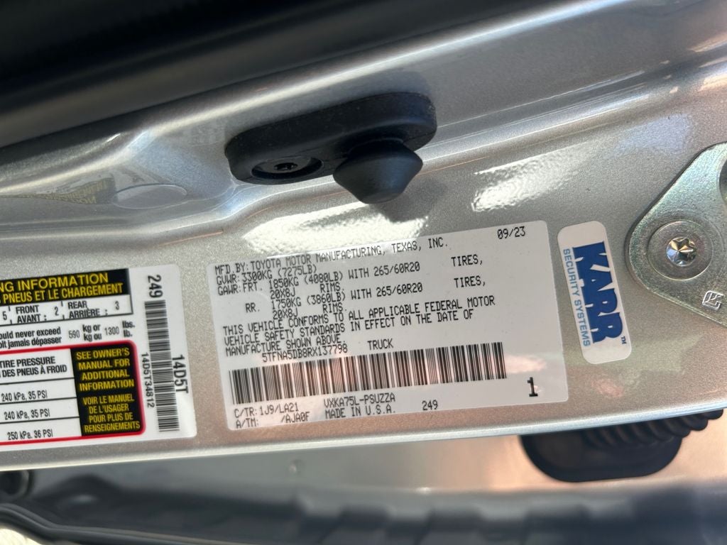2024 Toyota TUNDRA 4X4 Platinum