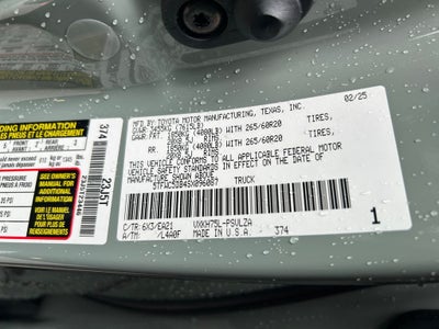 2025 Toyota TUNDRA HV 4X4 Limited