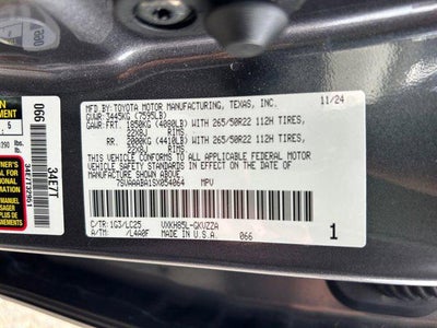 2025 Toyota SEQUOIA 4WD Capstone