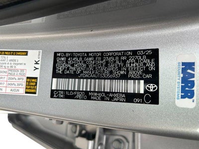 2025 Toyota PRIUS LE