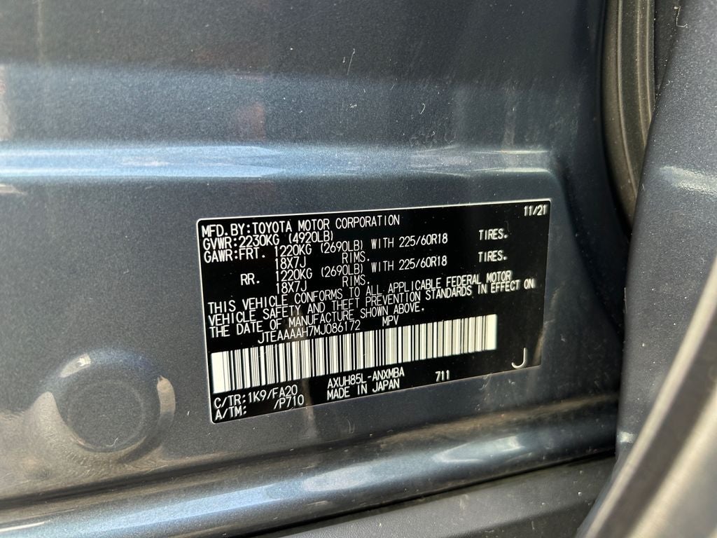 2021 Toyota Venza LE LE