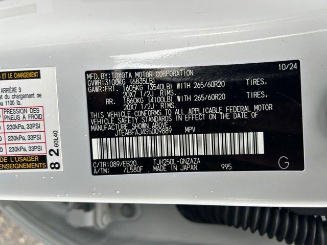 2025 Toyota LAND CRUISER Base