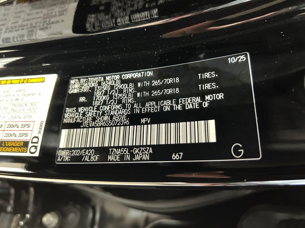 2025 Toyota 4Runner TRD Off-Road Premium