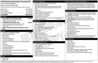 2024 Buick Envista Sport Touring