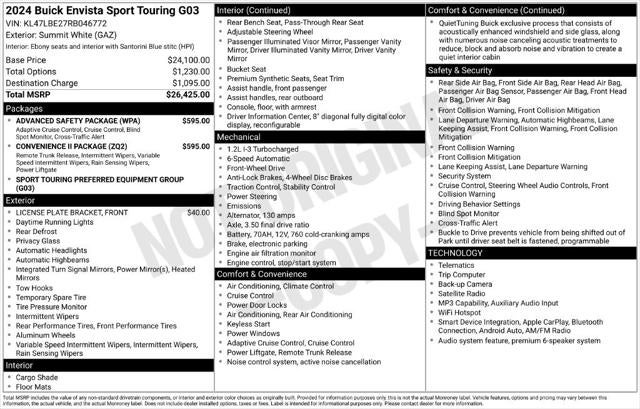 2024 Buick Envista Sport Touring
