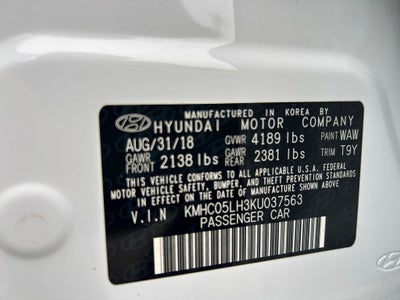 2019 Hyundai Ioniq Electric Limited