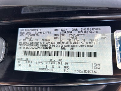 2022 Ford Escape Titanium