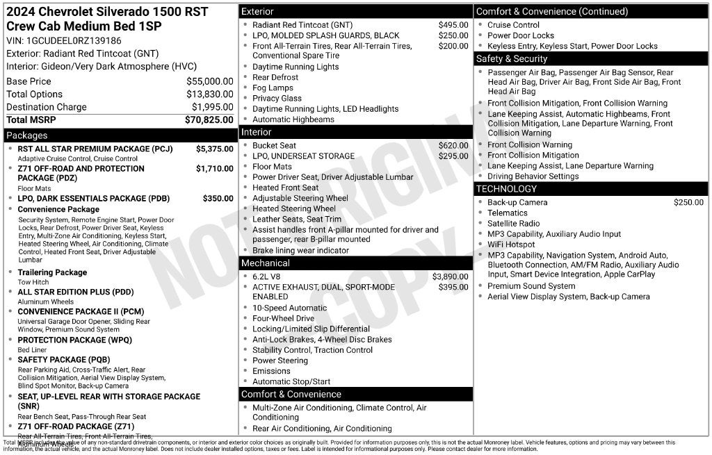 2024 Chevrolet Silverado 1500 RST
