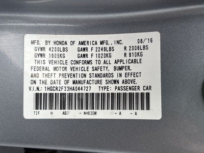 2017 Honda Accord LX
