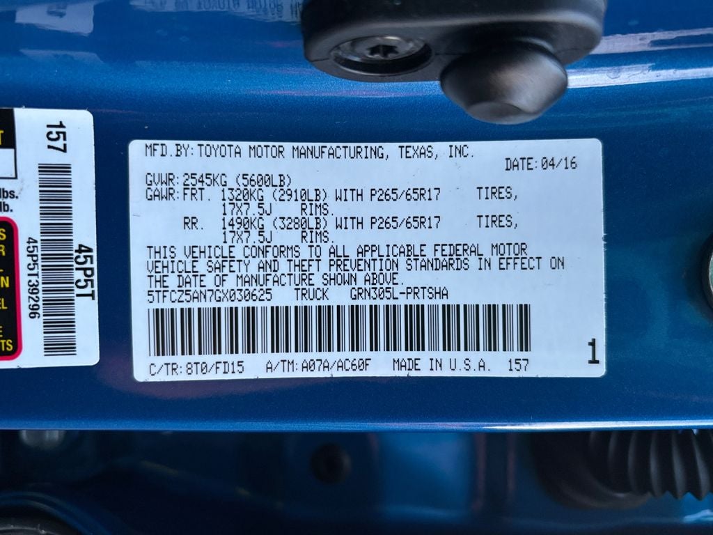 2016 Toyota Tacoma TRD Sport V6