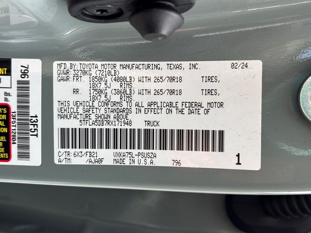 2024 Toyota Tundra SR5