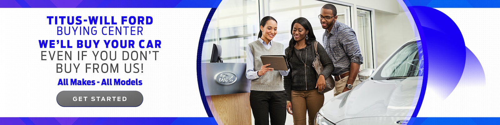 Titus Will Ford Buying Center We'll Buy your Car